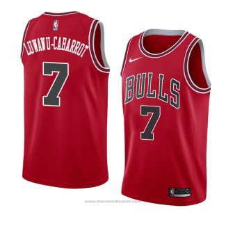 Maglia Chicago Bulls Timothe Luwawu Cabarrot #7 Icon 2018 Rosso