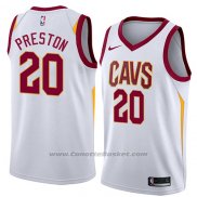 Maglia Cleveland Cavaliers Billy Preston #20 Association 2018 Bianco