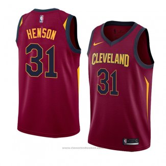 Maglia Cleveland Cavaliers John Henson #31 Icon 2018 Rosso