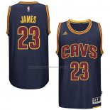 Maglia Cleveland Cavaliers LeBron James #23 Throwback Blu