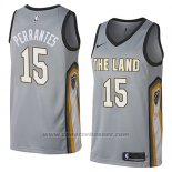 Maglia Cleveland Cavaliers London Perrantes #15 Citta 2018 Grigio