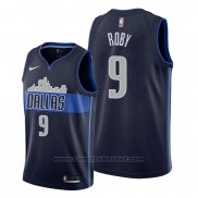 Maglia Dallas Mavericks Isaiah Roby #9 Statement Blu