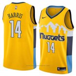 Maglia Denver Nuggets Gary Harris #14 Statement 2018 Giallo