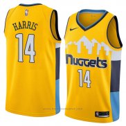 Maglia Denver Nuggets Gary Harris #14 Statement 2018 Giallo