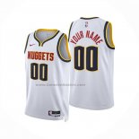 Maglia Denver Nuggets Personalizzate Association 2024-25 Bianco
