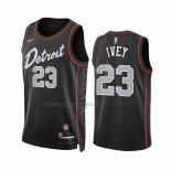 Maglia Detroit Pistons Jaden Ivey #23 Citta 2023-24 Nero