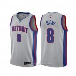 Maglia Detroit Pistons Jordan Bone #8 Statement Grigio