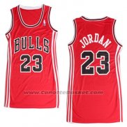 Maglia Donna Chicago Bulls Michael Jordan #23 Rosso
