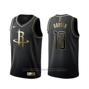 Maglia Golden Edition Houston Rockets James Harden Nero