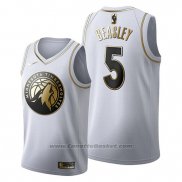 Maglia Golden Edition Minnesota Timberwolves Malik Beasley #5 2019-20 Bianco