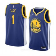 Maglia Golden State Warriors Damion Lee #1 Icon 2018 Blu