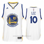 Maglia Golden State Warriors David Lee #10 Bianco