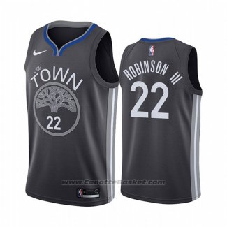 Maglia Golden State Warriors Glenn Robinson III #22 Citta Nero