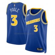 Maglia Golden State Warriors Jordan Poole #3 Classic 2022-23 Blu