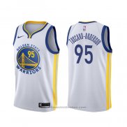 Maglia Golden State Warriors Juan Toscano-Anderson #95 Association Bianco