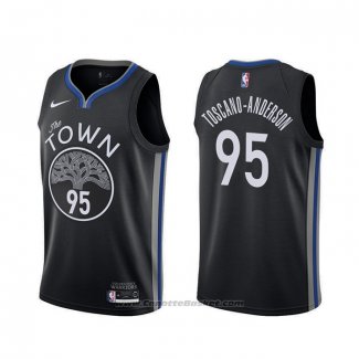 Maglia Golden State Warriors Juan Toscano-Anderson #95 Citta Nero