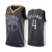 Maglia Golden State Warriors Omari Spellman #4 Citta Nero