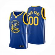Maglia Golden State Warriors Personalizzate Icon 2024-25 Blu