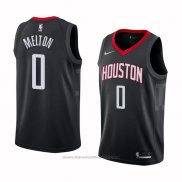 Maglia Houston Rockets De'anthony Melton #0 Statement 2017-18 Nero