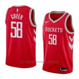 Maglia Houston Rockets Gerald Green #58 Icon 2018 Rosso