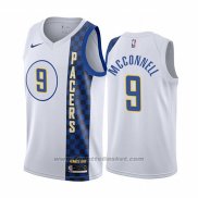 Maglia Indiana Pacers T.j. Mcconnell #9 Citta Bianco