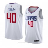Maglia Los Angeles Clippers Ivica Zubac #40 Association 2018 Bianco