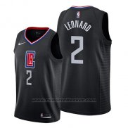 Maglia Los Angeles Clippers Kawhi Leonard #2 Statement 2019 Nero