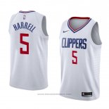 Maglia Los Angeles Clippers Montrezl Harrell #5 Association 2018 Bianco
