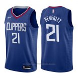 Maglia Los Angeles Clippers Patrick Beverley #21 Icon 2017-18 Blu