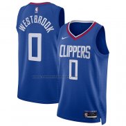 Maglia Los Angeles Clippers Russell Westbrook #0 Icon 2022-23 Blu