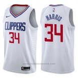 Maglia Los Angeles Clippers Tobias Harris #34 Association 2017-18 Bianco