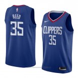 Maglia Los Angeles Clippers Willie Reed #35 Icon 2018 Blu