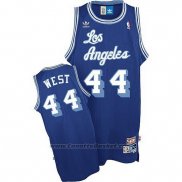 Maglia Los Angeles Lakers Jerry West #24 Retro Blu