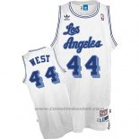 Maglia Los Angeles Lakers Jerry West #24 Retro Bianco