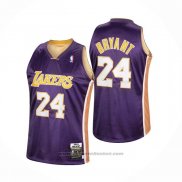 Maglia Los Angeles Lakers Kobe Bryant #24 Away Mitchell & Ness Viola