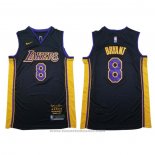 Maglia Los Angeles Lakers Kobe Bryant #8 Retirement 2018 Nero