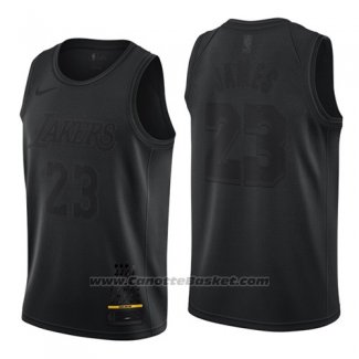 Maglia Los Angeles Lakers Lebron James #23 MVP Nero