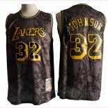 Maglia Los Angeles Lakers Magic Johnson #32 Hardwood Classics Nero