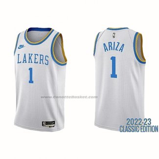 Maglia Los Angeles Lakers Trevor Ariza NO 1 Classic 2022-23 Bianco