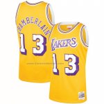 Maglia Los Angeles Lakers Wilt Chamberlain NO 13 Mitchell & Ness 1971-72 Giallo