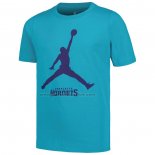 Maglia Manica Corta Charlotte Hornets Essential Jumpman Verde