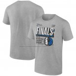 Maglia Manica Corta Dallas Mavericks 2024 Western Conference Champions Grigio