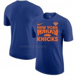 Maglia Manica Corta New York Knicks Blu1