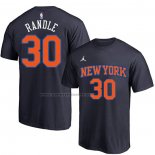 Maglia Manica Corta New York Knicks Julius Randle Nero