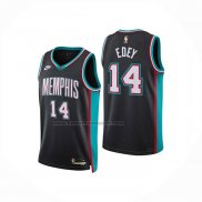 Maglia Memphis Grizzlies Zach Edey No 14 Classic 2025-26 Nero