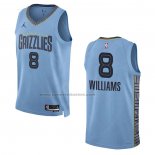 Maglia Memphis Grizzlies Ziaire Williams #8 Statement 2022-23 Blu