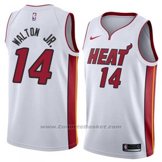 Maglia Miami Heat Derrick Walton Jr. #14 Association 2018 Bianco