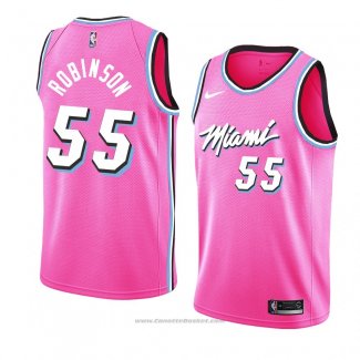 Maglia Miami Heat Duncan Robinson #55 Earned 2018-19 Rosa