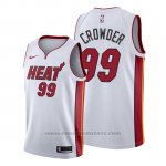 Maglia Miami Heat Jae Crowder #99 Association 2019-20 Bianco