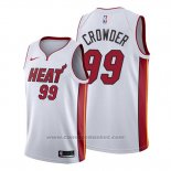 Maglia Miami Heat Jae Crowder #99 Association 2019-20 Bianco